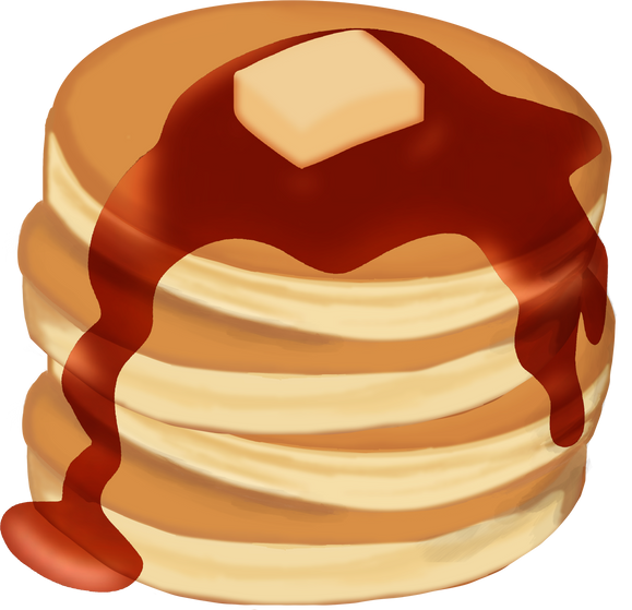 Pancakes with Butter and Syrup